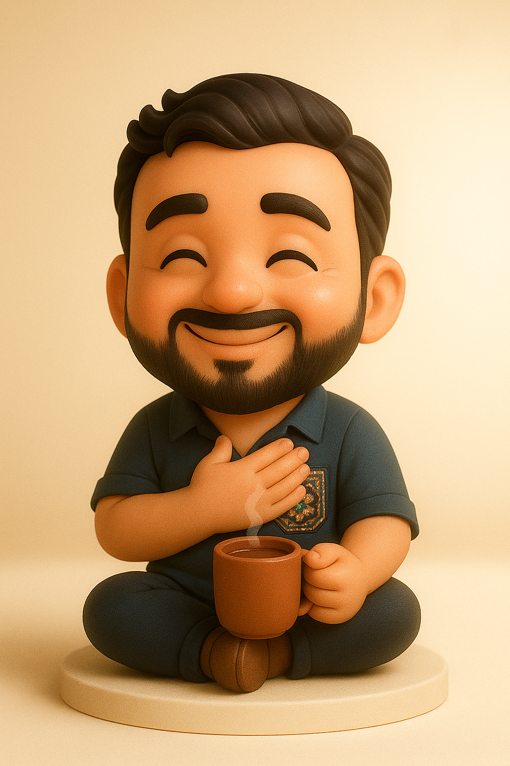 Eduardo acompañando a una persona